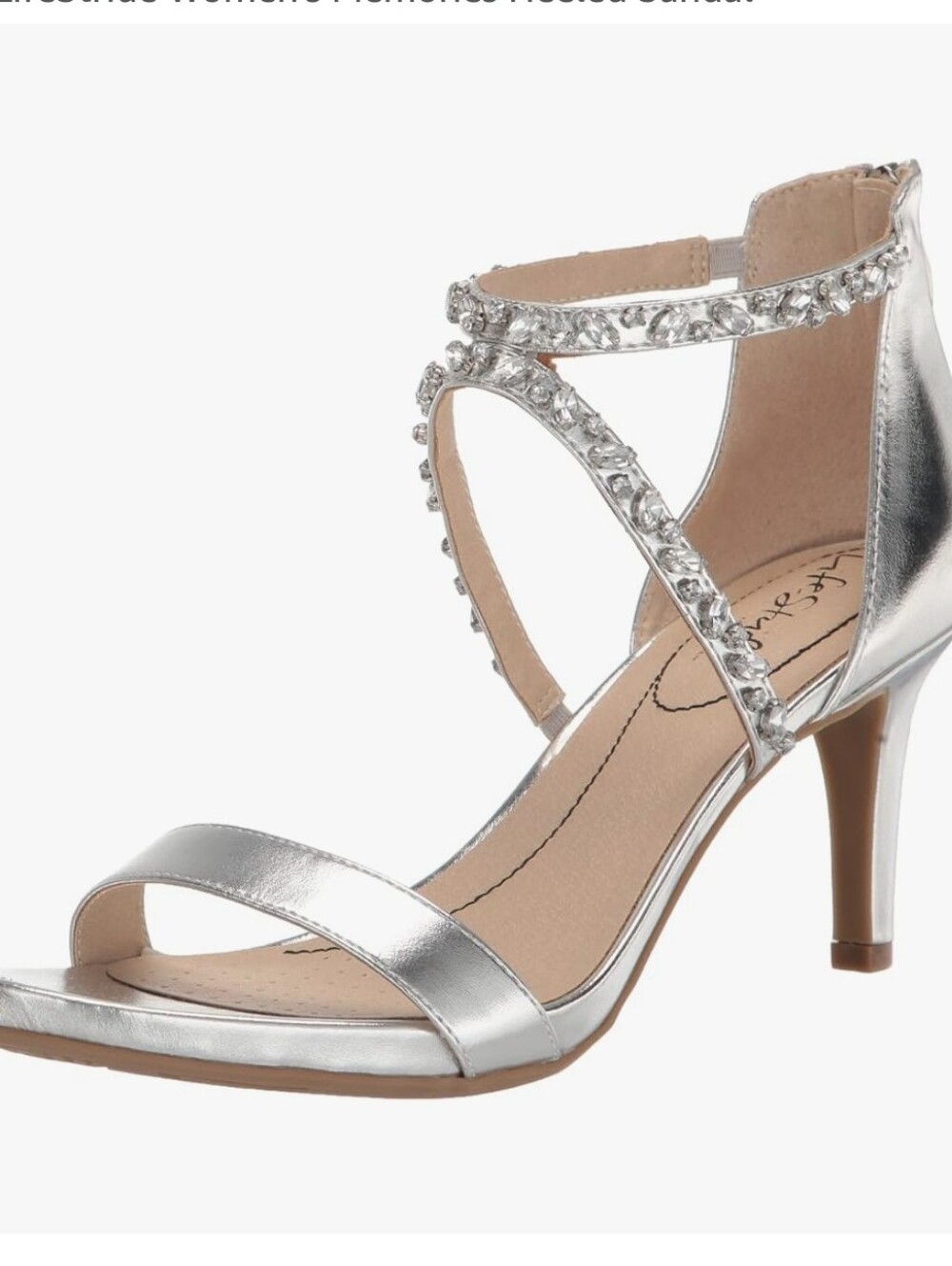 LifeStride Memories Heeled Sandal Size 8 Wide